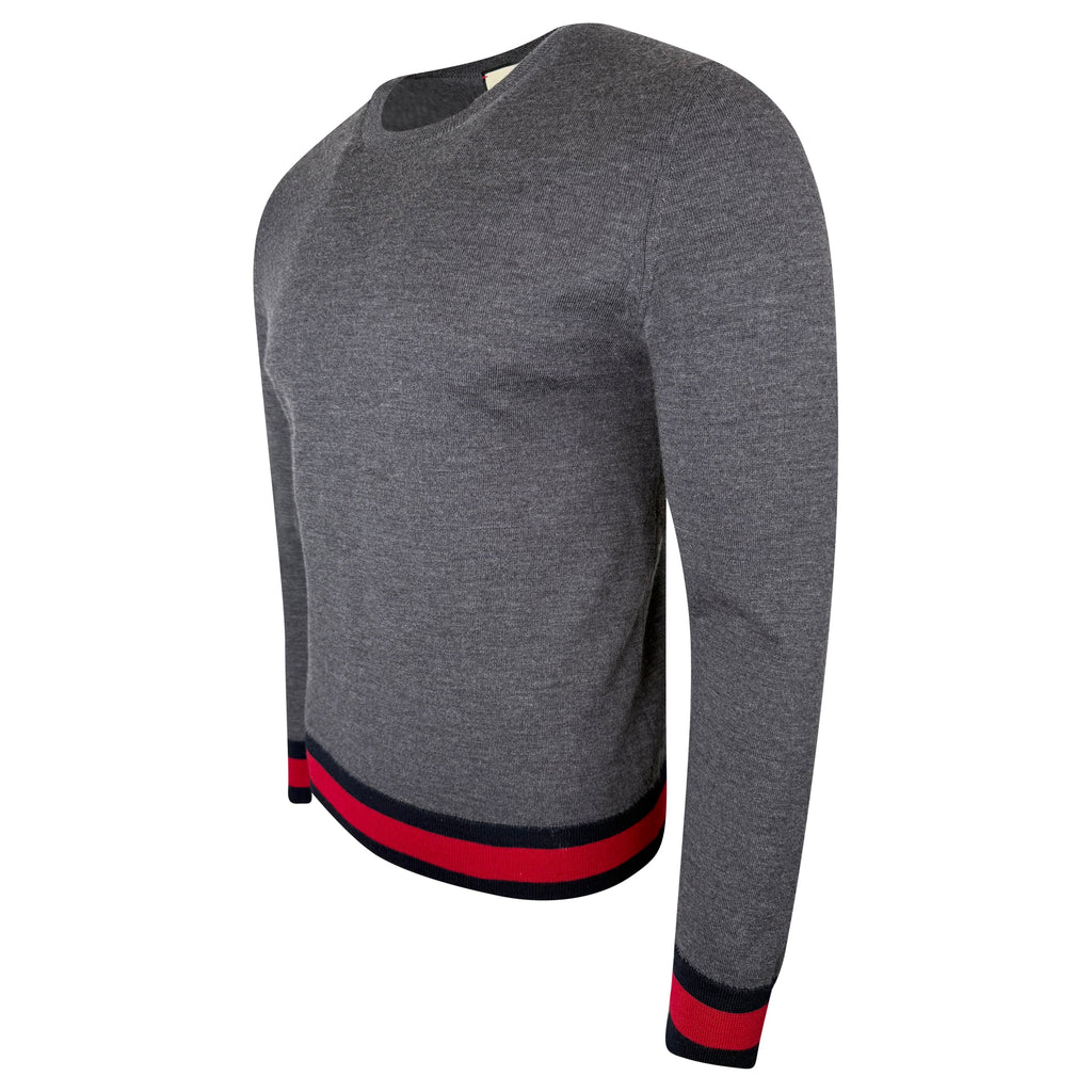 GUCCI GREY KNITTED CARDIGAN - MEDIUM - Affluent ArchivesUsed HIGH END DESIGNER CLOTHING