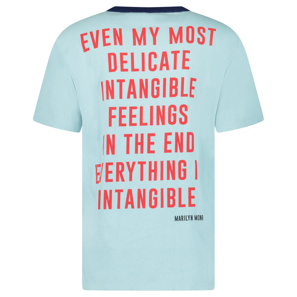GUCCI LIGHT BLUE T SHIRT - SMALL (Fits Large) - Affluent ArchivesUsed HIGH END DESIGNER CLOTHING