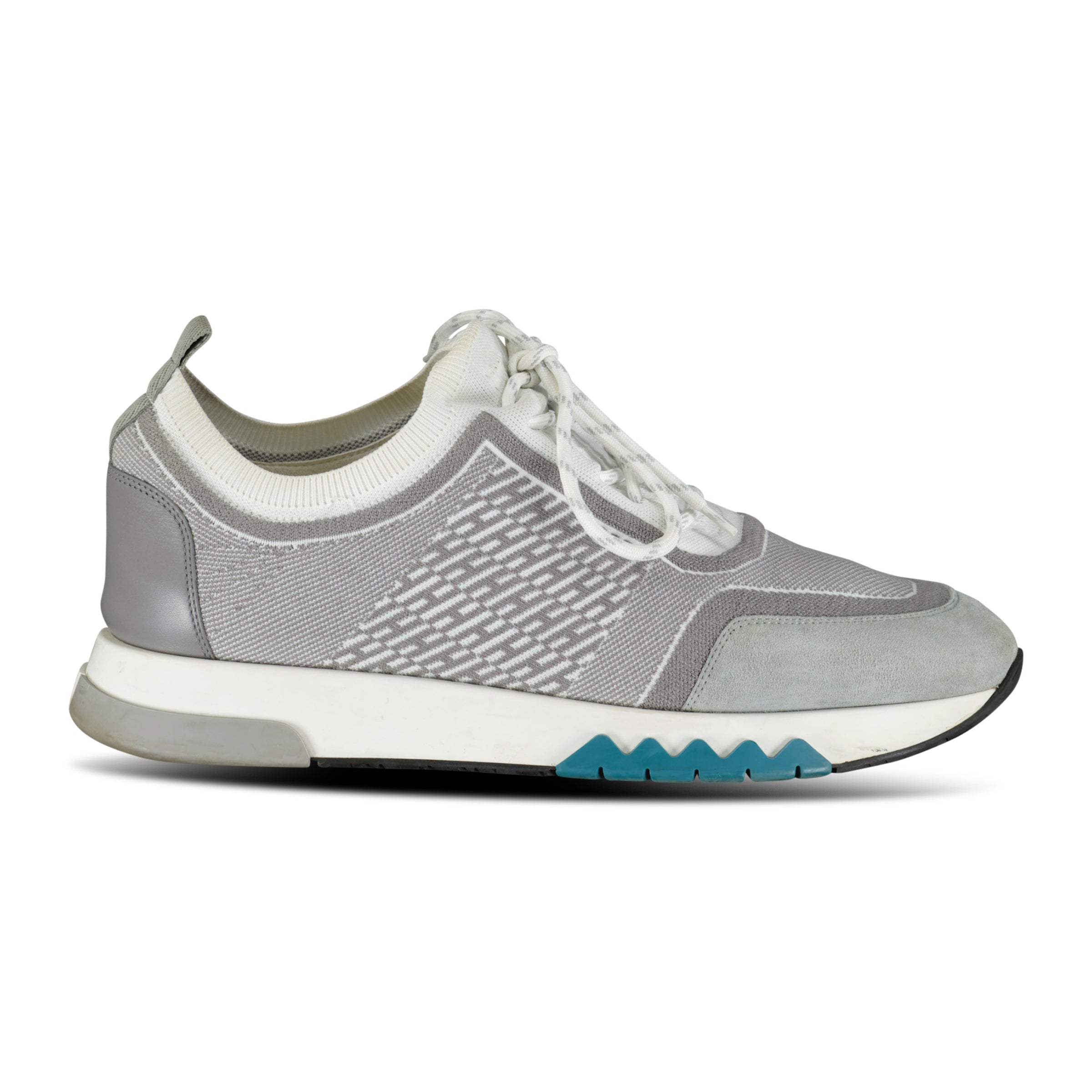 HERMES ADDICT TRAINERS GREY - UK 6.5 (Fit 7) - affluentarchivesUsed HIGH END DESIGNER CLOTHING
