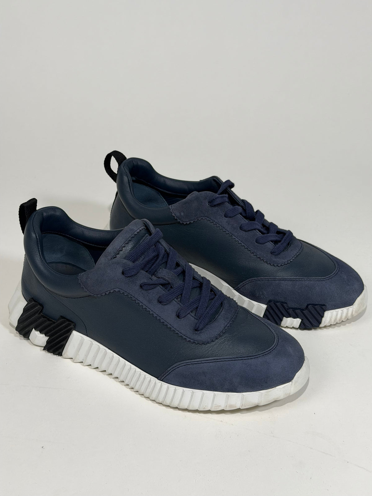 HERMES BOUNCING BLUE / LILAC TRAINER - UK 7.5 (Fits 8) | PRE OWNED - Affluent ArchivesUsed HIGH END DESIGNER CLOTHING