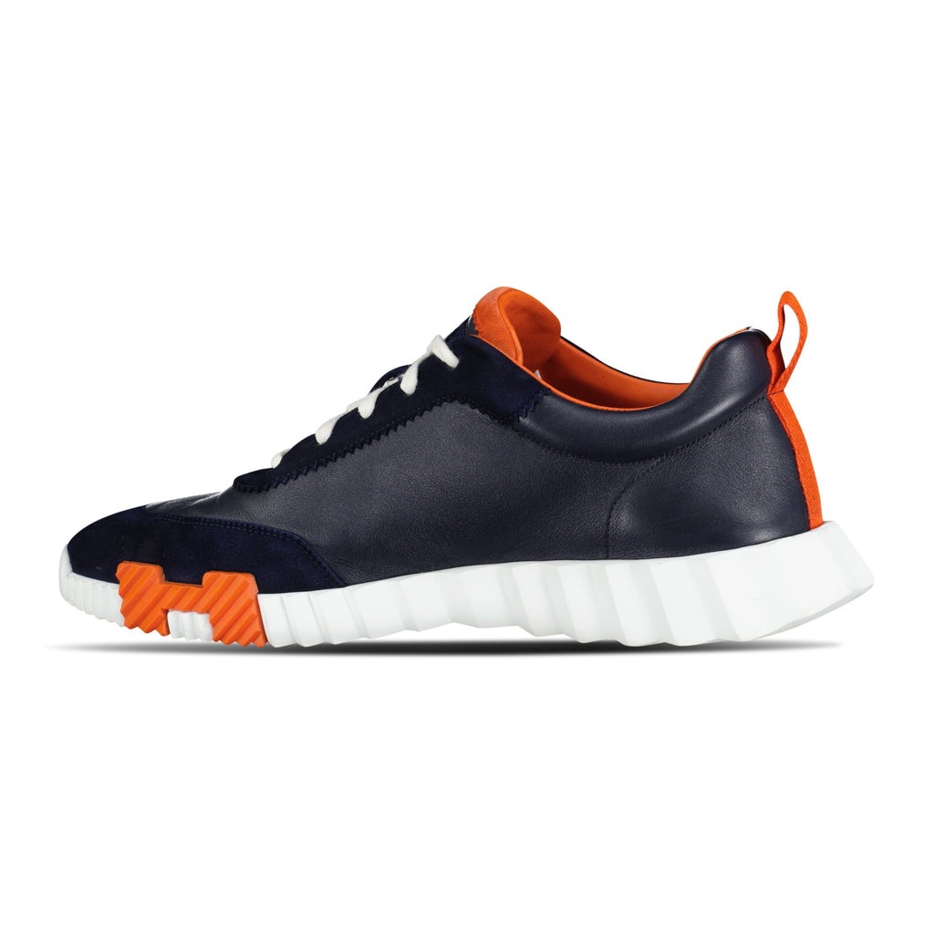 HERMES BOUNCING NAVY/ORANGE - UK 8.5 (42.5) - Affluent ArchivesUsed HIGH END DESIGNER CLOTHING
