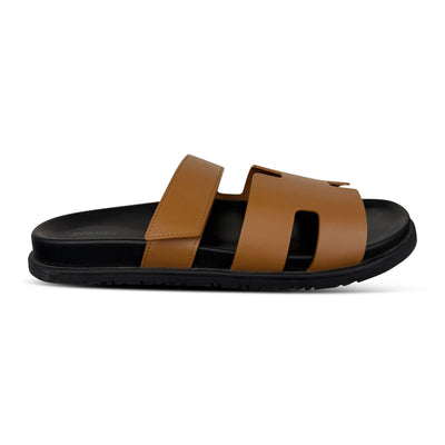 HERMES CHYPRE SANDALS TAN - UK 12 (Fits 11 | PRE OWNED - Affluent ArchivesUsed HIGH END DESIGNER CLOTHING
