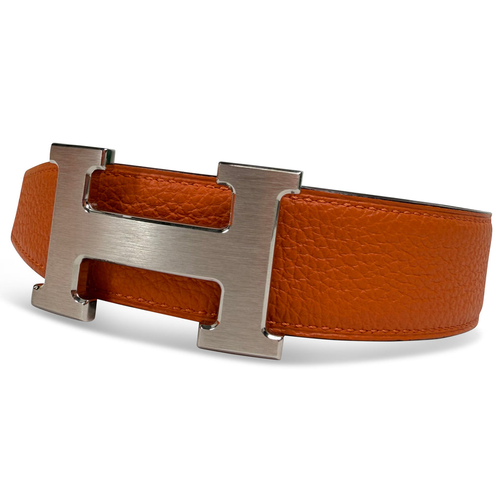 HERMES CONSTANCE BELT ORANGE - SIZE 90 (32W) | NEW - Affluent ArchivesUsed HIGH END DESIGNER CLOTHING