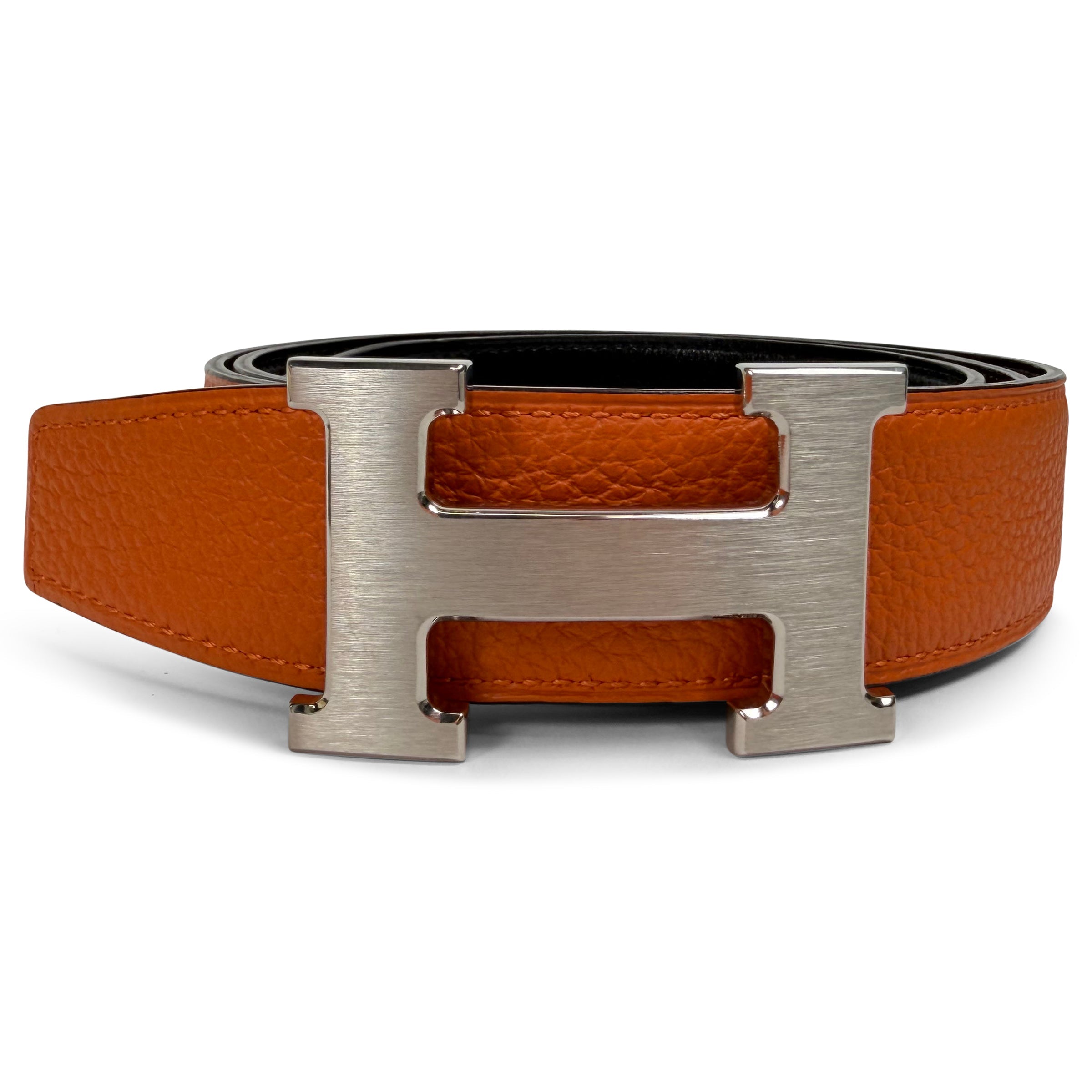 HERMES CONSTANCE BELT ORANGE - SIZE 90 (32W) | NEW - Affluent ArchivesUsed HIGH END DESIGNER CLOTHING