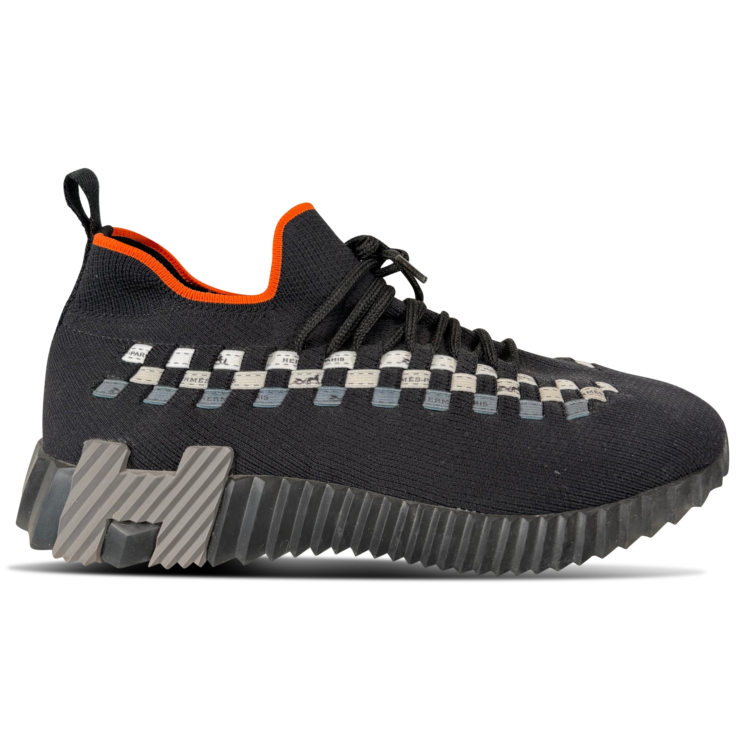 HERMES FLEX BLACK TRAINER - UK 6.5 (Fit 7) | PRE OWNED - Affluent ArchivesUsed HIGH END DESIGNER CLOTHING