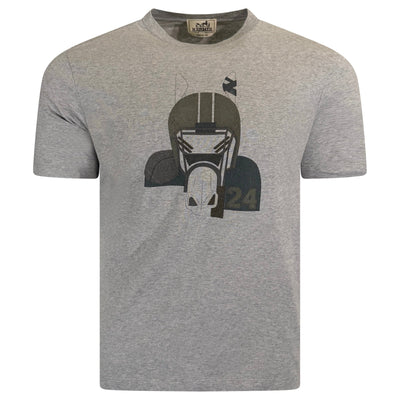 Hermes Grey Logo T-Shirt - Medium | Pre-Owned