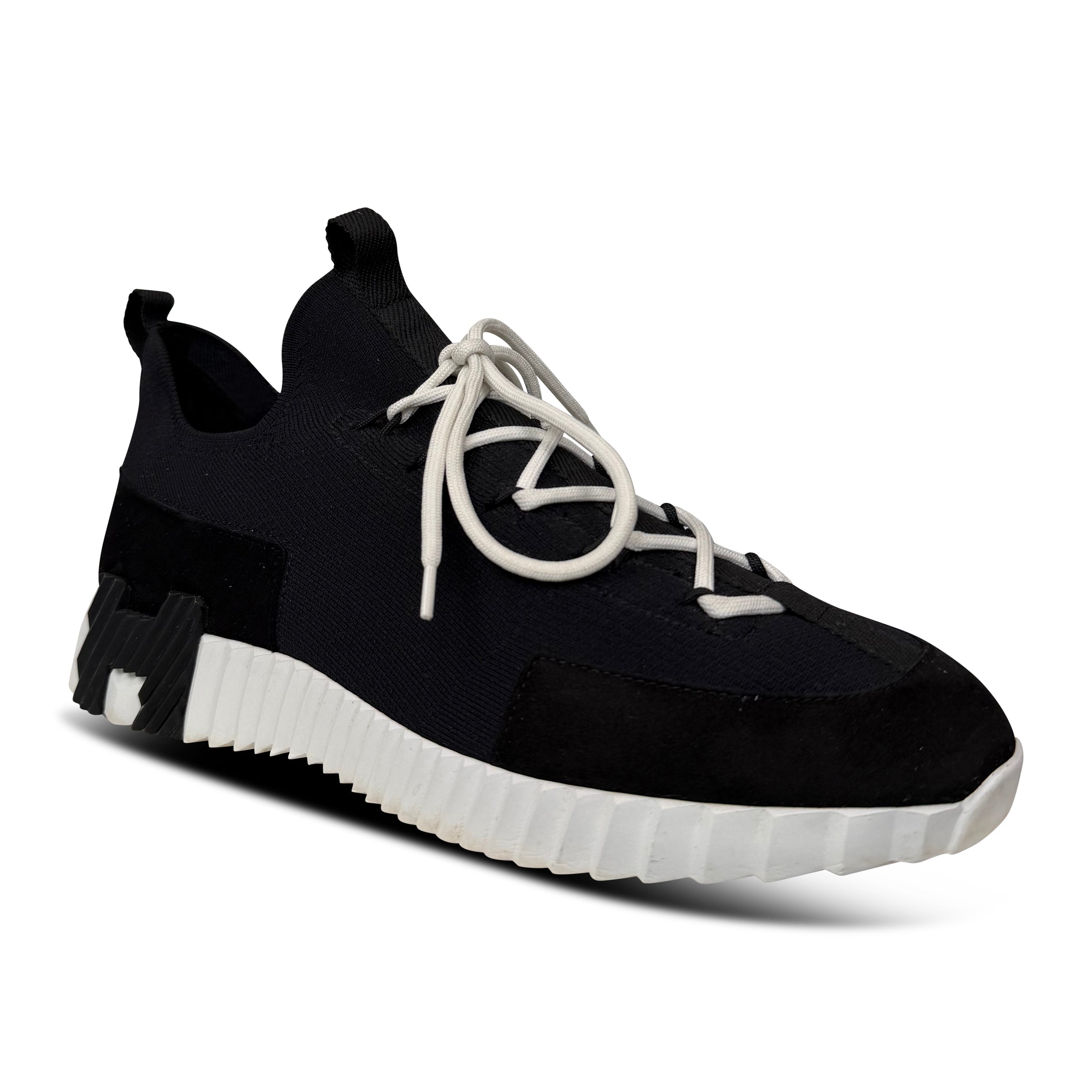 HERMES LIFT SNEAKER BLACK - UK 8 (Fits 9) - Affluent ArchivesUsed HIGH END DESIGNER CLOTHING