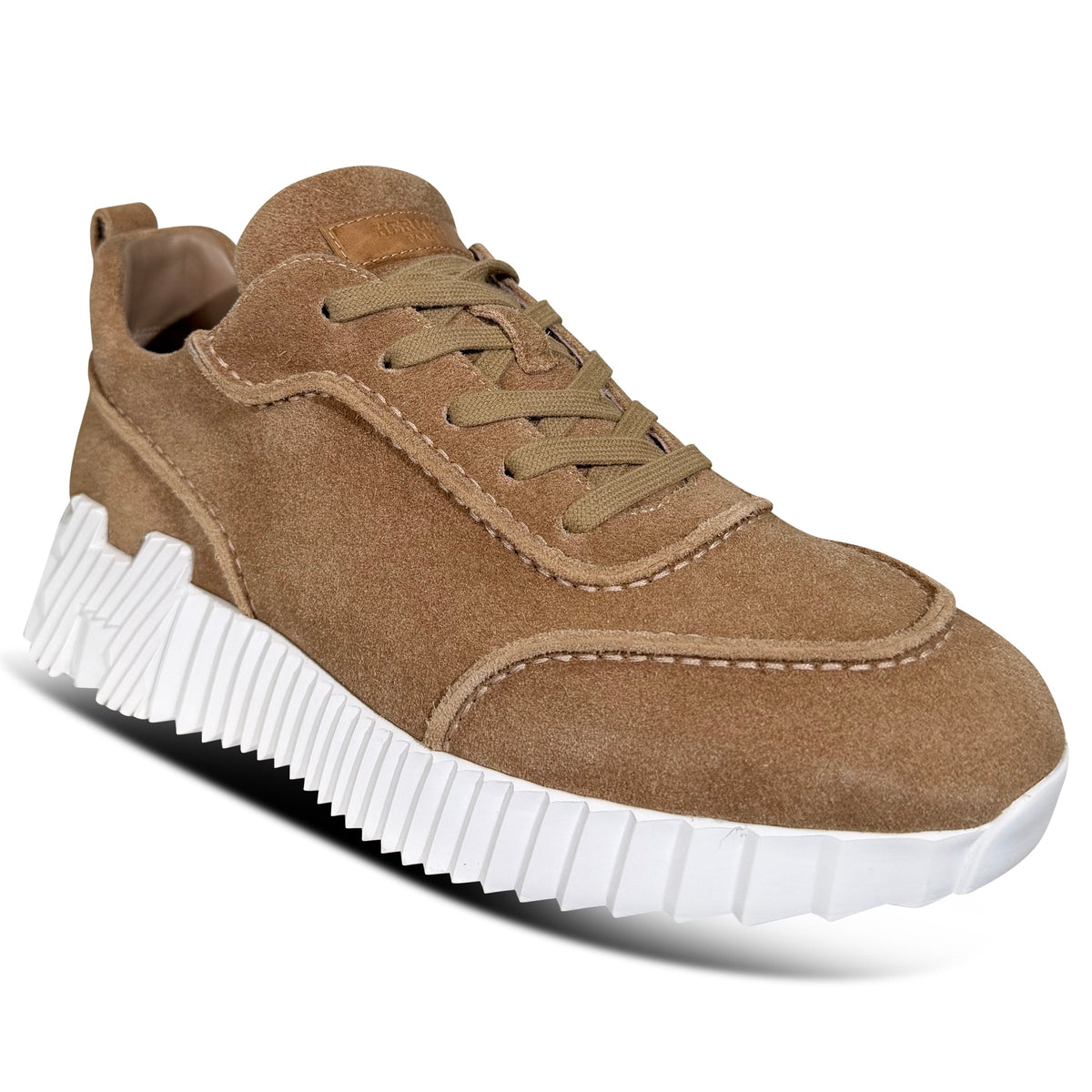HERMES NEXT BEIGE SNEAKER - UK 6 (Fits 7.5) | PRE OWNED - Affluent ArchivesUsed HIGH END DESIGNER CLOTHING