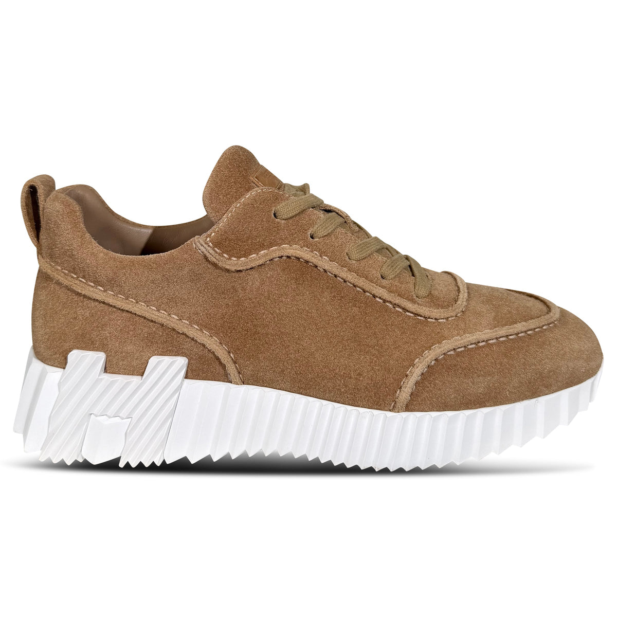 HERMES NEXT BEIGE SNEAKER - UK 6 (Fits 7.5) | PRE OWNED - Affluent ArchivesUsed HIGH END DESIGNER CLOTHING