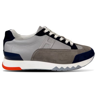 Hermes Trail Sneaker Navy / Grey - UK 8 (Fits 8) Pre-Owned