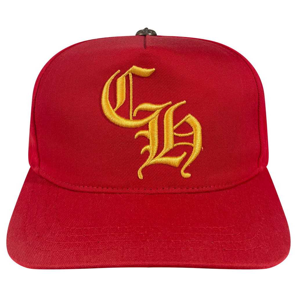 CHROME HEARTS RED CH HAT | PRE OWNED