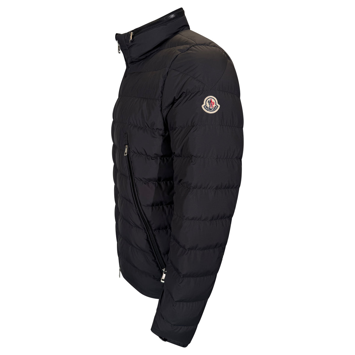 MONCLER ALFIT BLACK DOWN COAT - SIZE 5 (XL ) | PRE OWNED