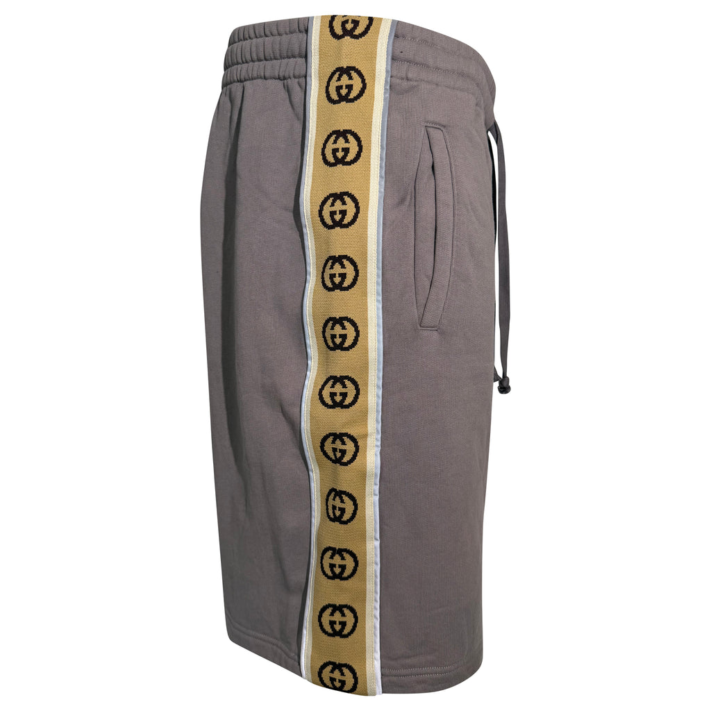 GUCCI GREY TRACK SHORTS - Large | PRE OWNED