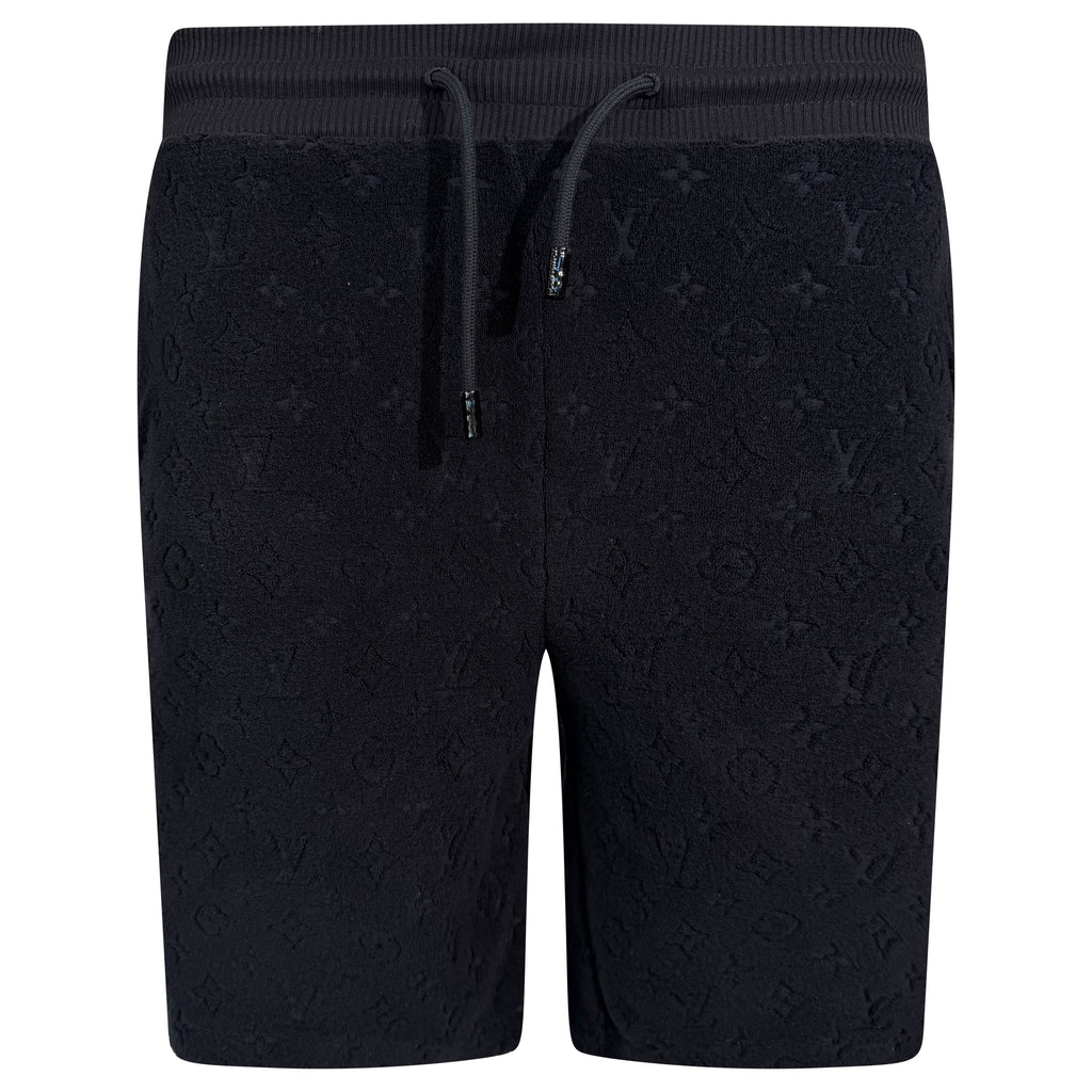 LOUIS VUITTON MONOGRAM FRENCH TERRY SHORTS  - SMALL (FITS MEDIUM) | PRE OWNED