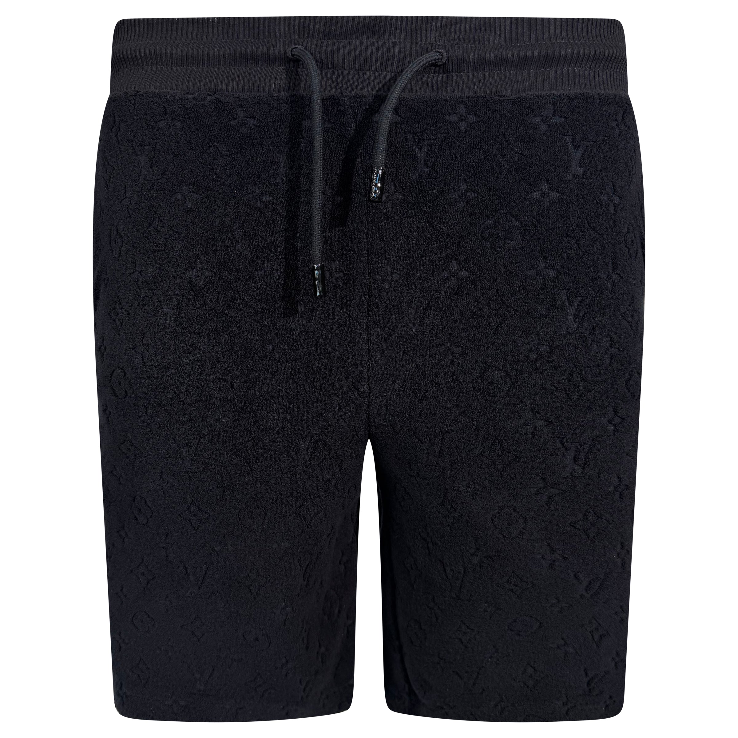 LOUIS VUITTON MONOGRAM FRENCH TERRY SHORTS  - SMALL (FITS MEDIUM) | PRE OWNED