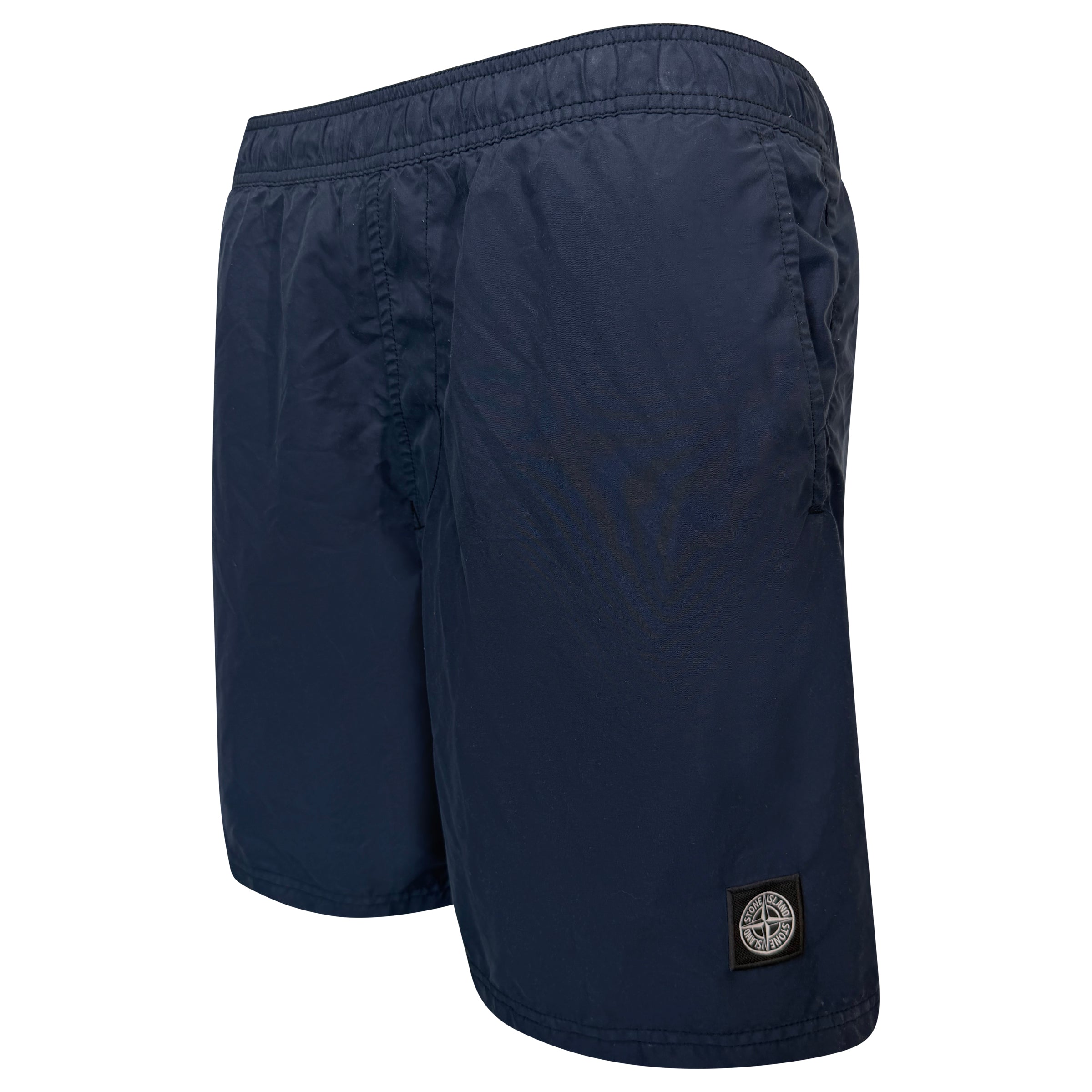 STONE ISLAND BADGE SWIM SHORTS NAVY - XL (NEW WITH TAGS)