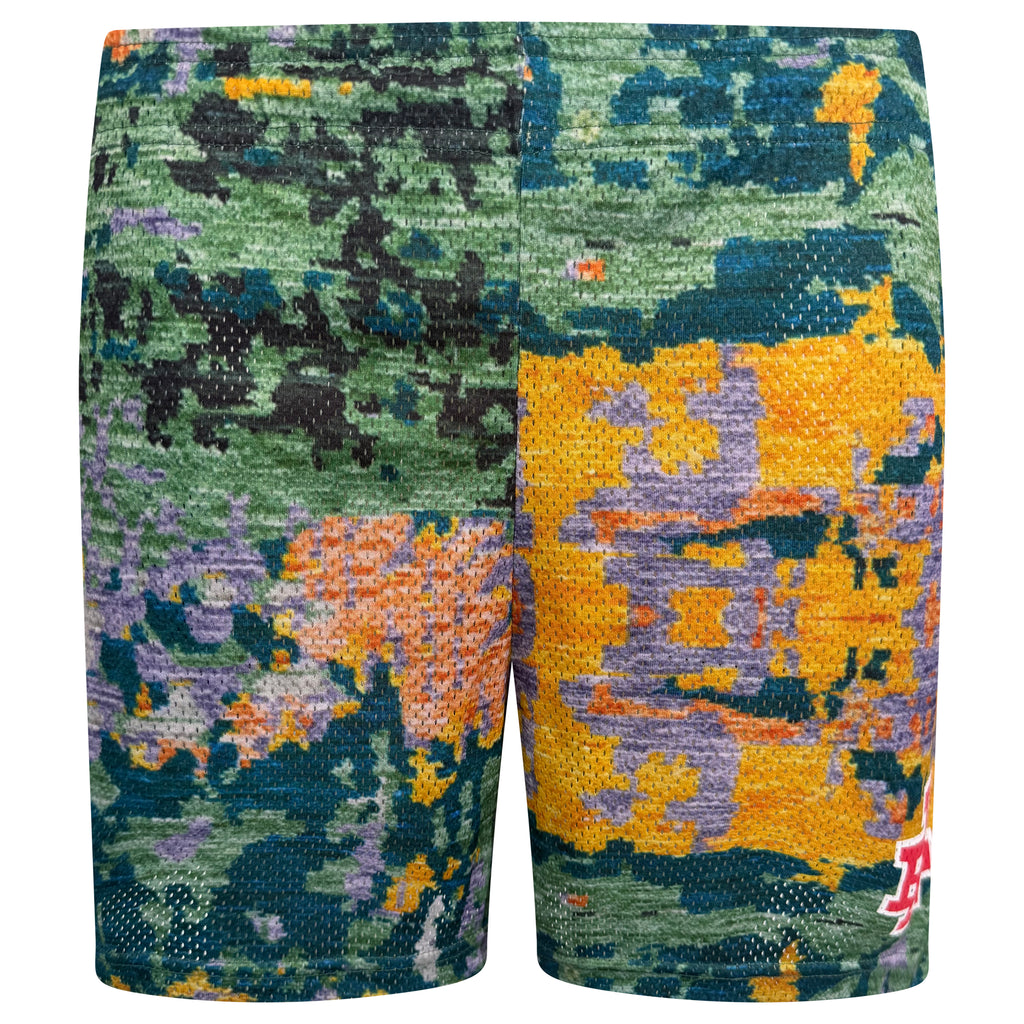 ERIC EMANEUL GREEN / YELLOW SHORTS- LARGE (Fits Medium) | PRE OWNED