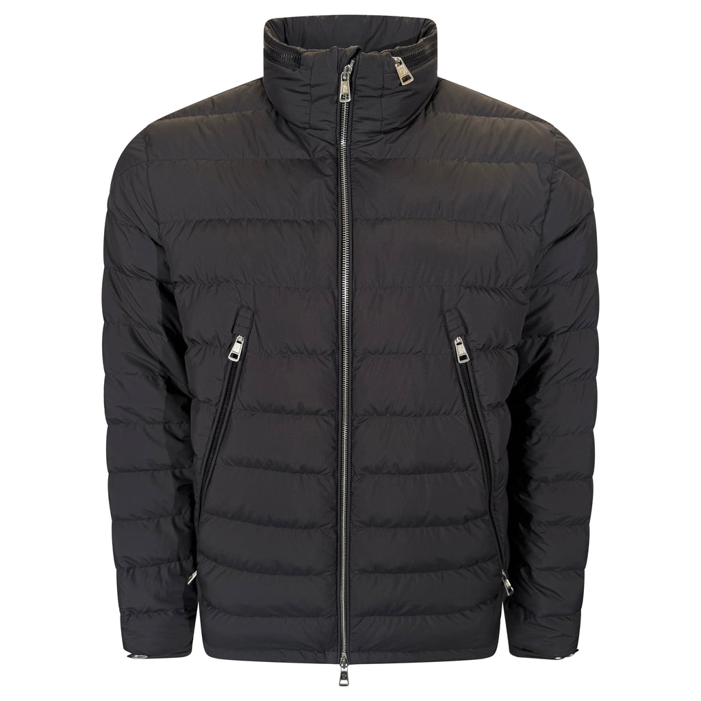 MONCLER ALFIT BLACK DOWN COAT - SIZE 5 (XL ) | PRE OWNED