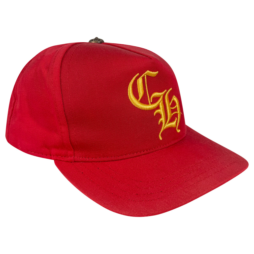 CHROME HEARTS RED CH HAT | PRE OWNED