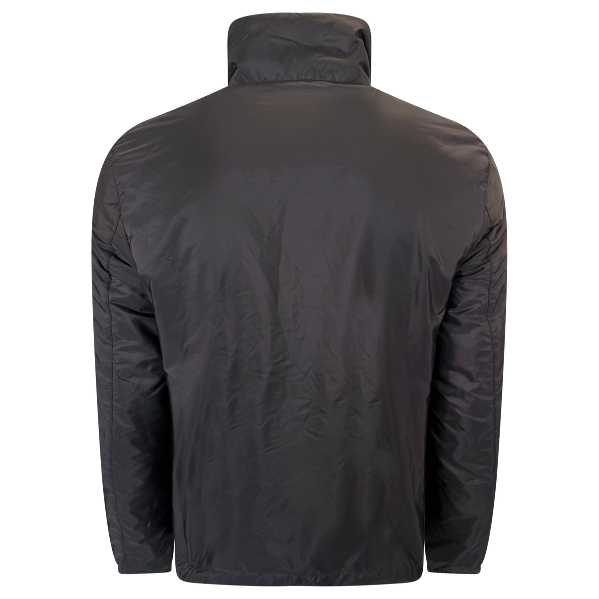 PRADA RE NYLON BLACK PADDED JACKET - LARGE (Fits Medium) | PRE OWNED