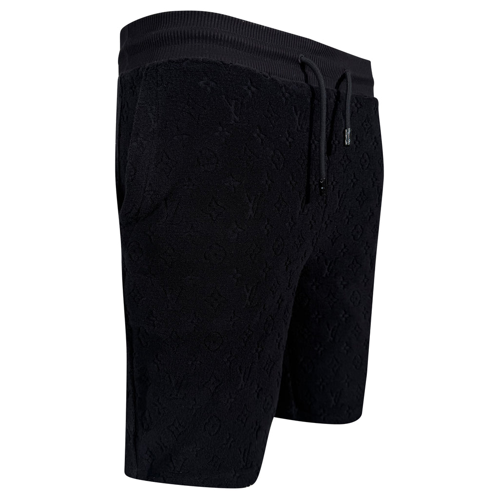 LOUIS VUITTON MONOGRAM FRENCH TERRY SHORTS  - SMALL (FITS MEDIUM) | PRE OWNED