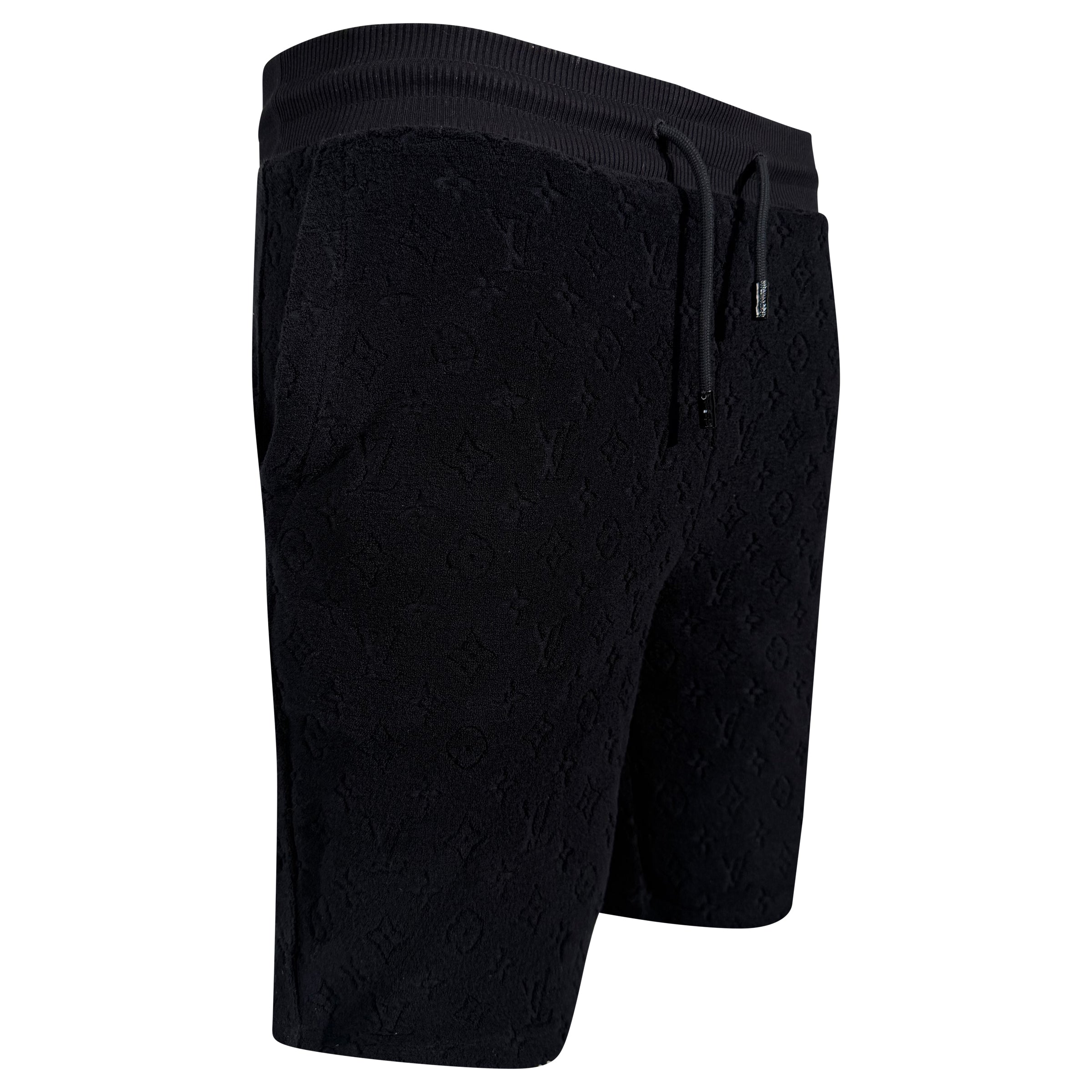LOUIS VUITTON MONOGRAM FRENCH TERRY SHORTS  - SMALL (FITS MEDIUM) | PRE OWNED
