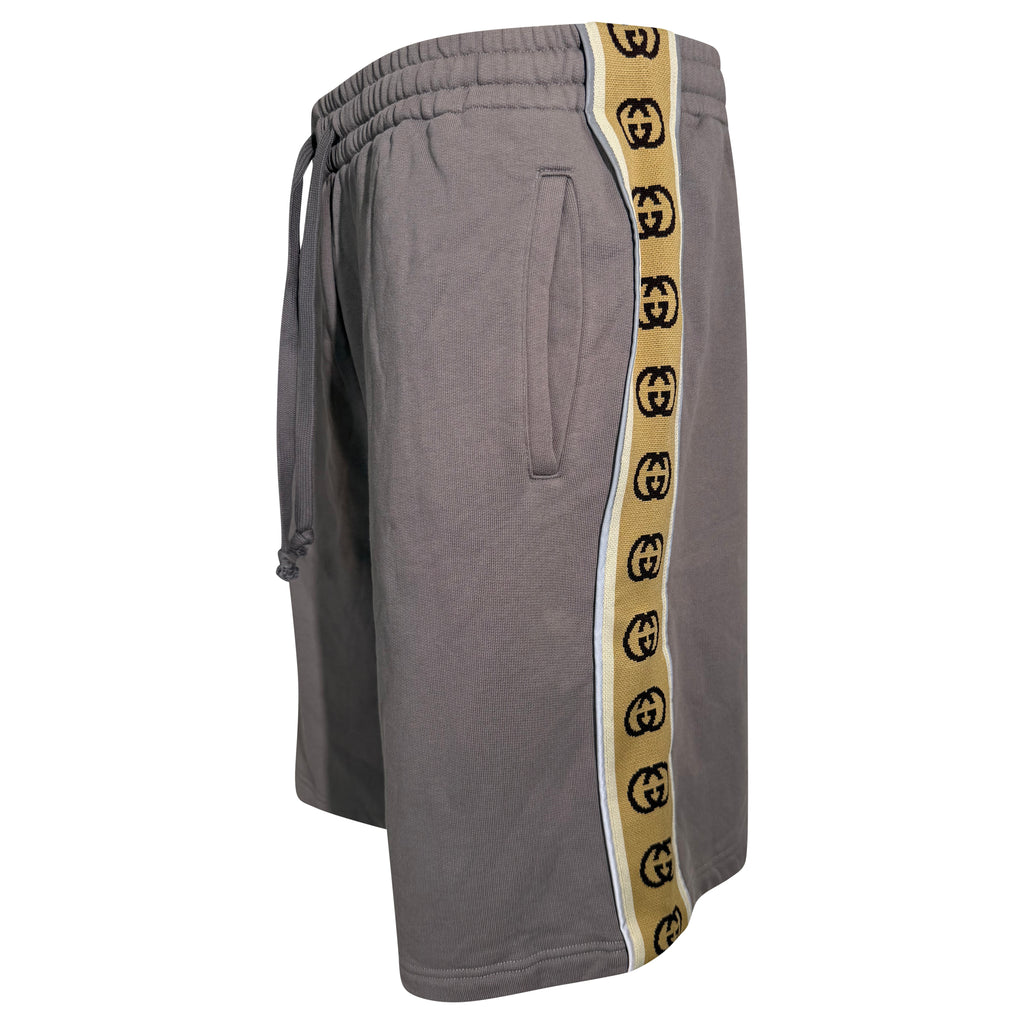 GUCCI GREY TRACK SHORTS - Large | PRE OWNED
