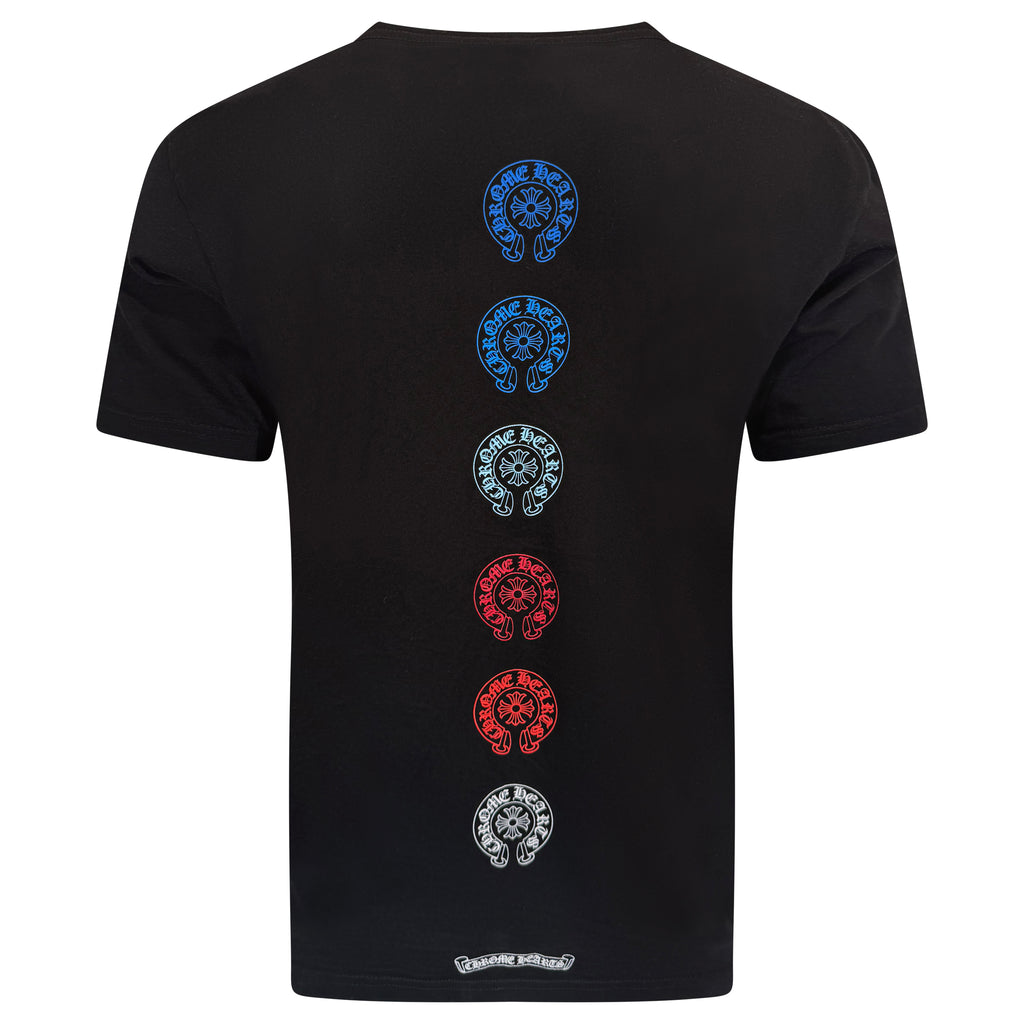 CHROME HEARTS LOGO BLACK T SHIRT - XL | PRE OWNED