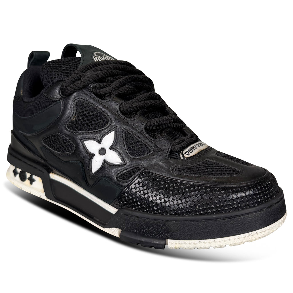 LOUIS VUITTON BLACK SKATE SNEAKER - UK 7 (Fit 8) | PRE OWNED