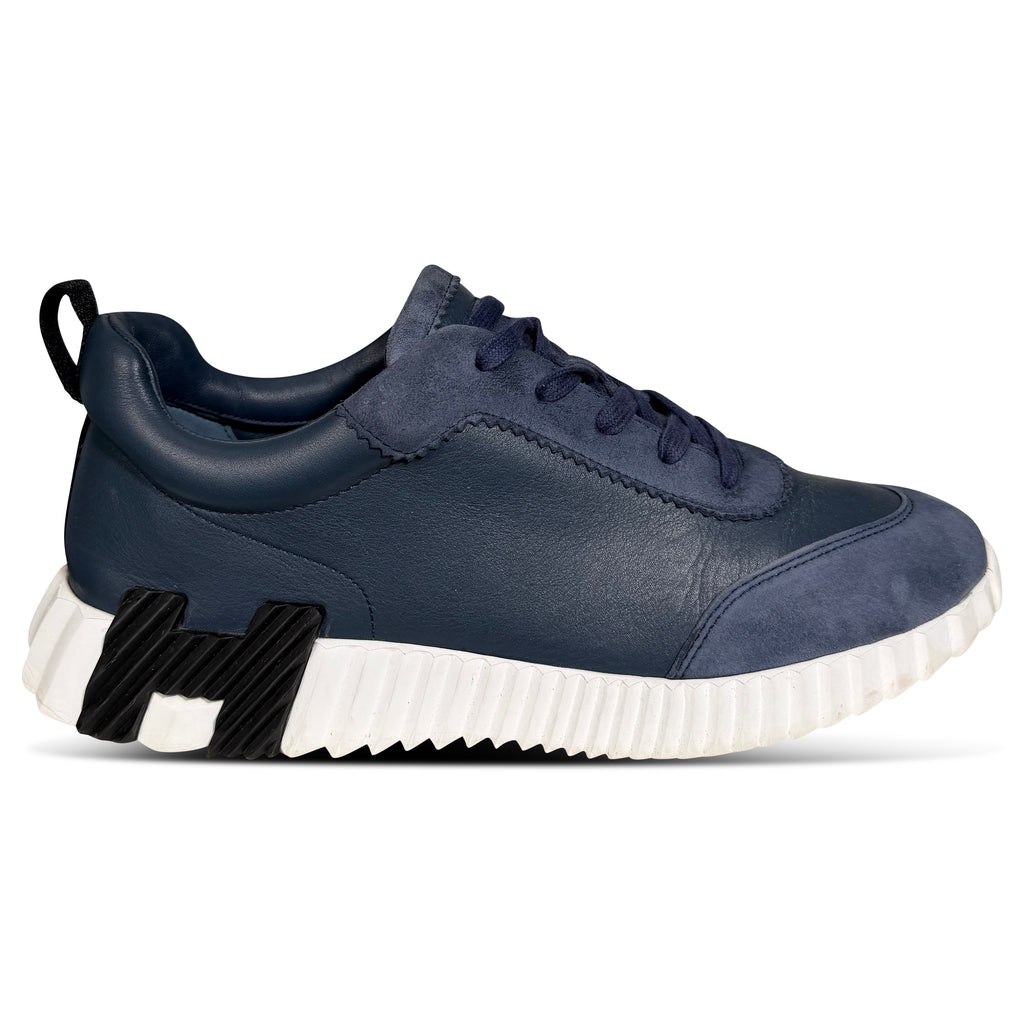 HERMES BOUNCING BLUE / LILAC TRAINER - UK 7.5 (Fits 8) | PRE OWNED