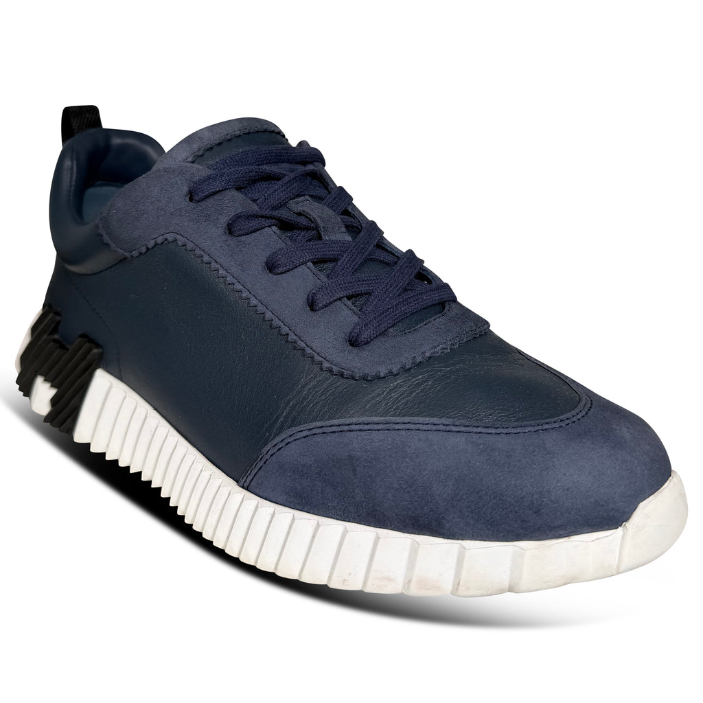 HERMES BOUNCING BLUE / LILAC TRAINER - UK 7.5 (Fits 8) | PRE OWNED