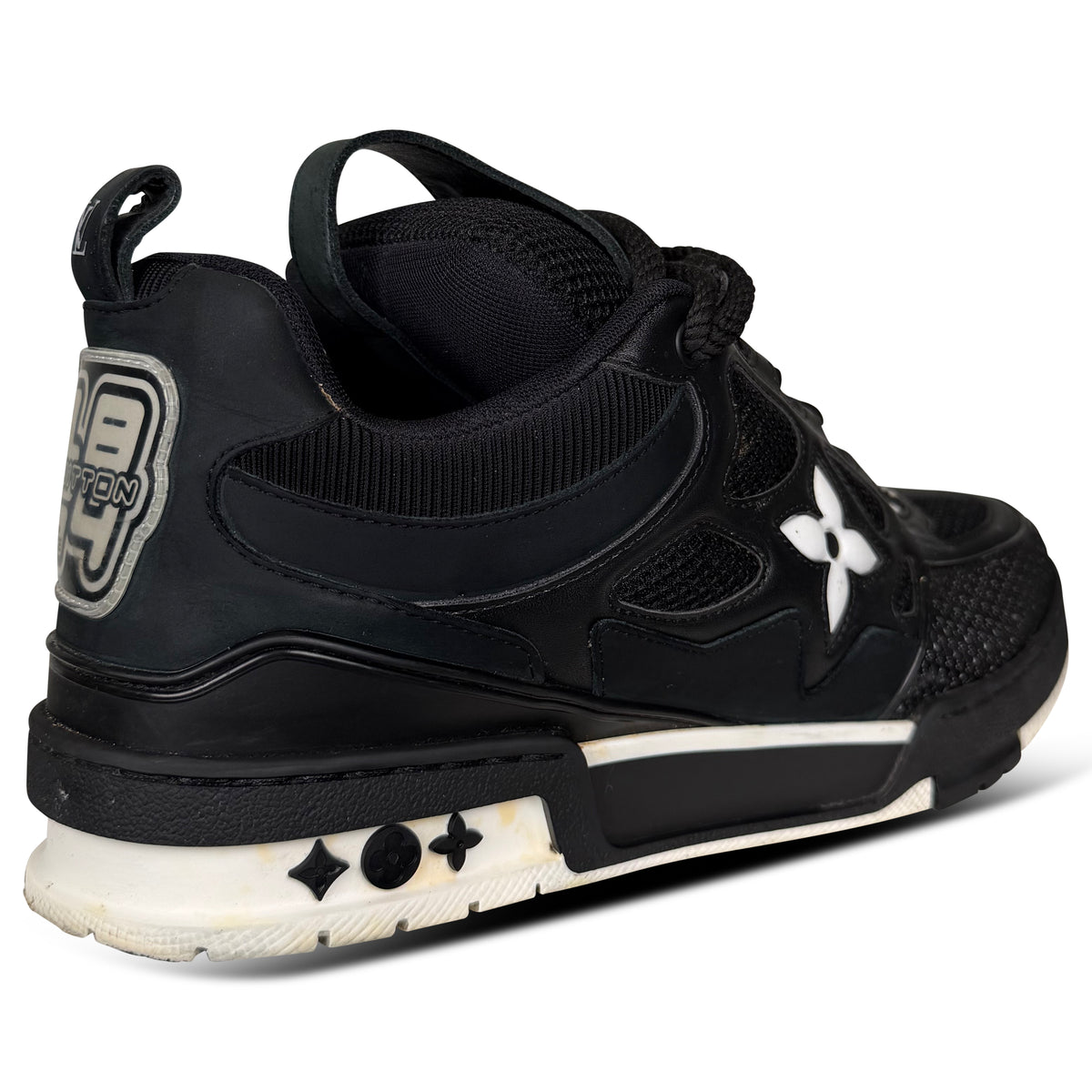 LOUIS VUITTON BLACK SKATE SNEAKER - UK 7 (Fit 8) | PRE OWNED