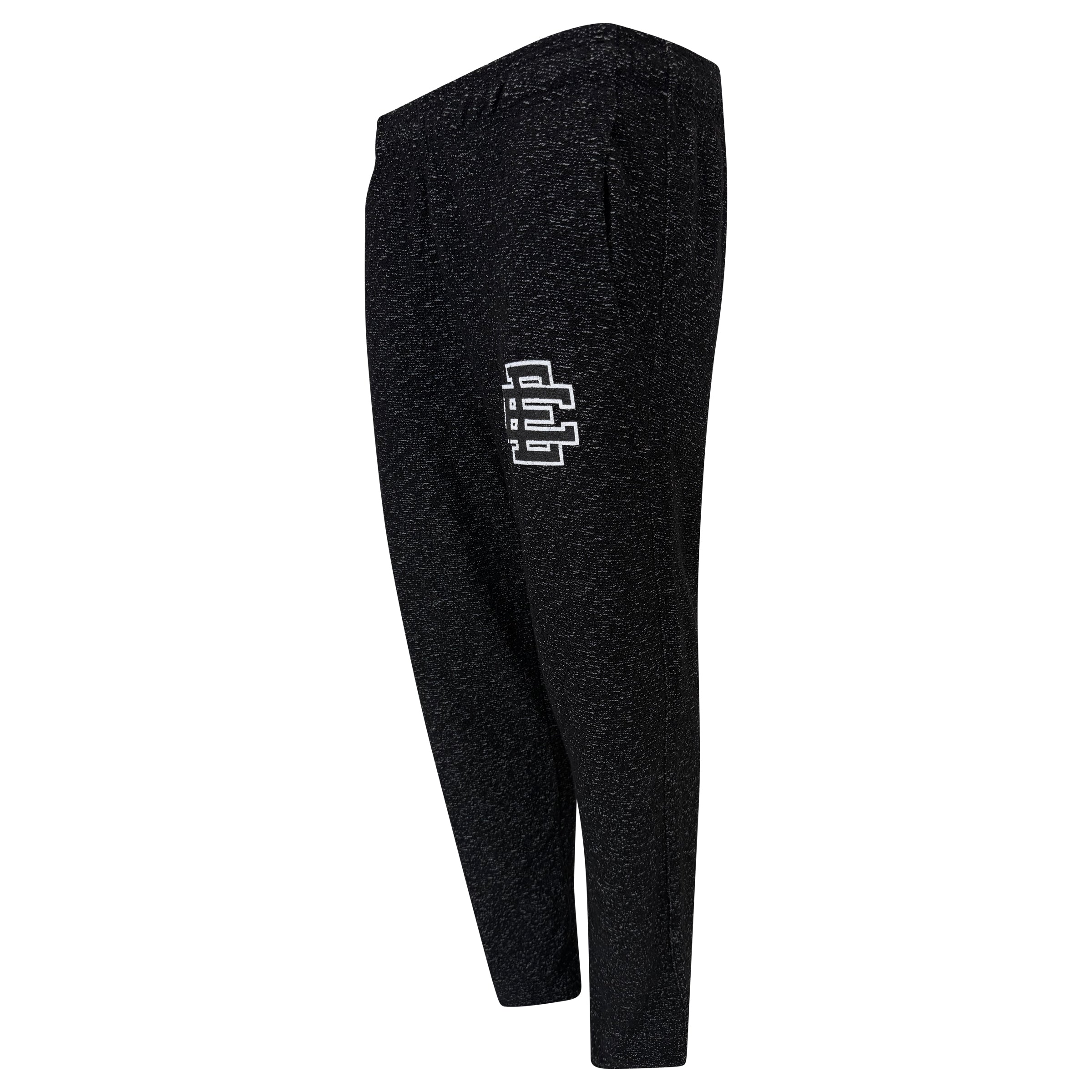 ERIC EMANUEL BLACK BOUCLE TRACK PANTS - XL | PRE OWNED