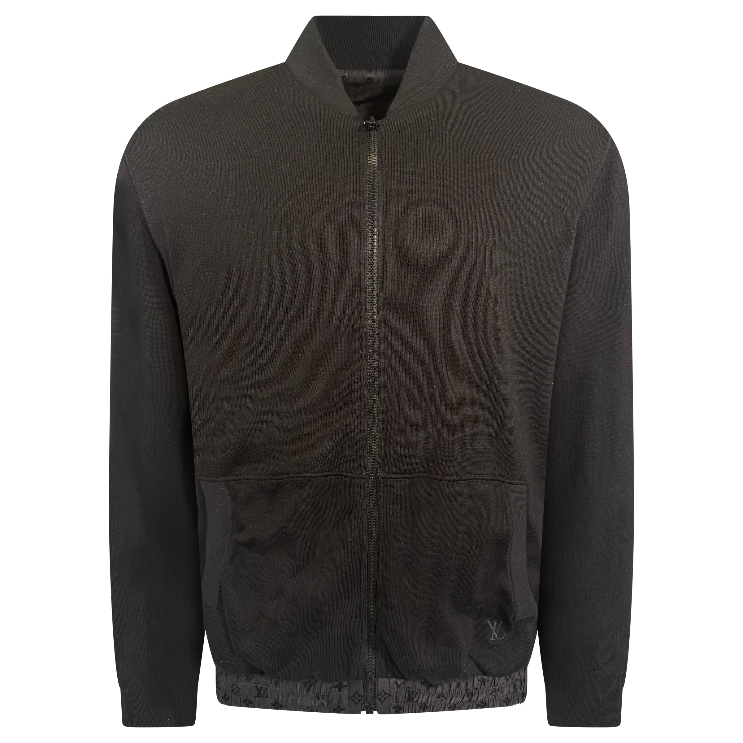 LOUIS VUITTON REVERISBLE MONOGRAM JACKET BLACK - FITS XXL | PRE OWNED