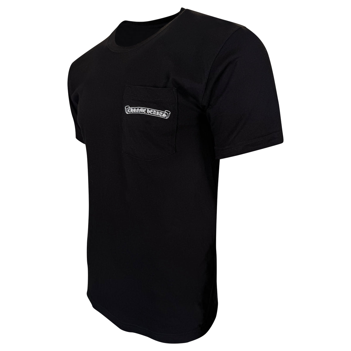 CHROME HEARTS LOGO BLACK T SHIRT - MEDIUM | PRE OWNED