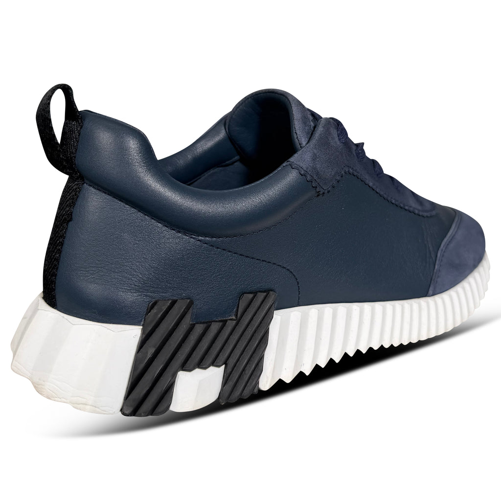 HERMES BOUNCING BLUE / LILAC TRAINER - UK 7.5 (Fits 8) | PRE OWNED