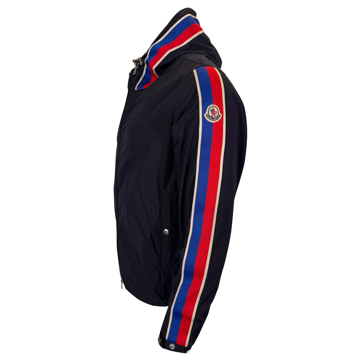 MONCLER RUKBAT NAVY WINDBREAKER - SIZE 2  (S/M) | PRE OWNED