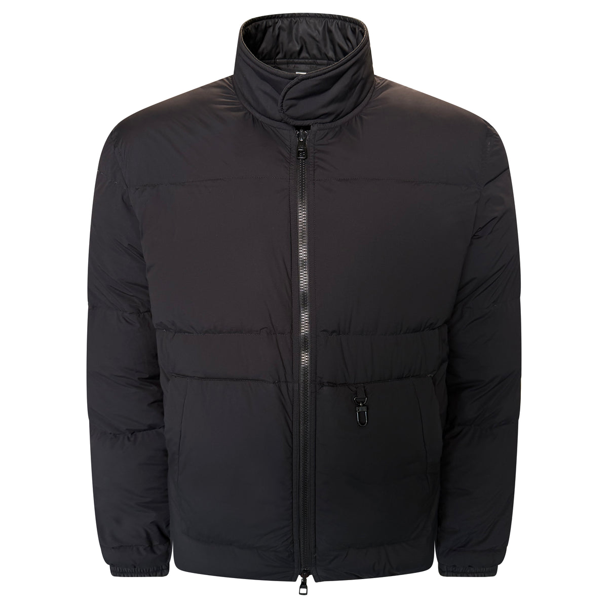 LOUIS VUITTON BLACK REVERSIBLE MONOGRAM DOWN JACKET - XL (Fits L) | PRE OWNED