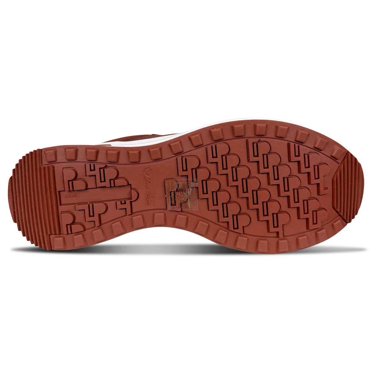 LORO PIANA WEEKEND WALK BURGUNDY TRAINER  - UK 7 (Fits 7.5) | NEW