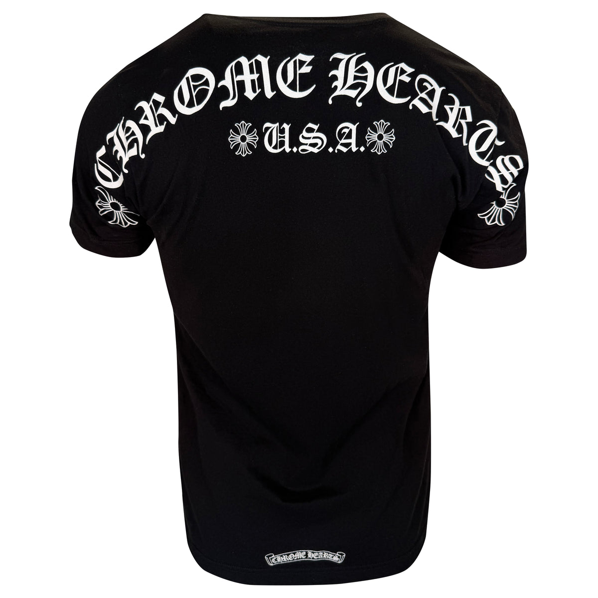 CHROME HEARTS LOGO BLACK T SHIRT - MEDIUM | PRE OWNED