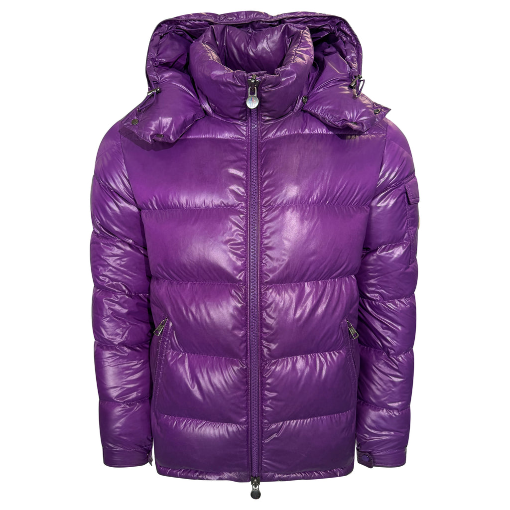 MONCLER MAYA PURPLE COAT - SIZE 3 (MEDIUM) | PRE OWNED