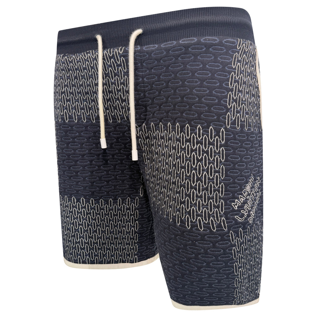LOUIS VUITTON MARQUE DEPOSEE COTTON SHORTS - XL | PRE OWNED