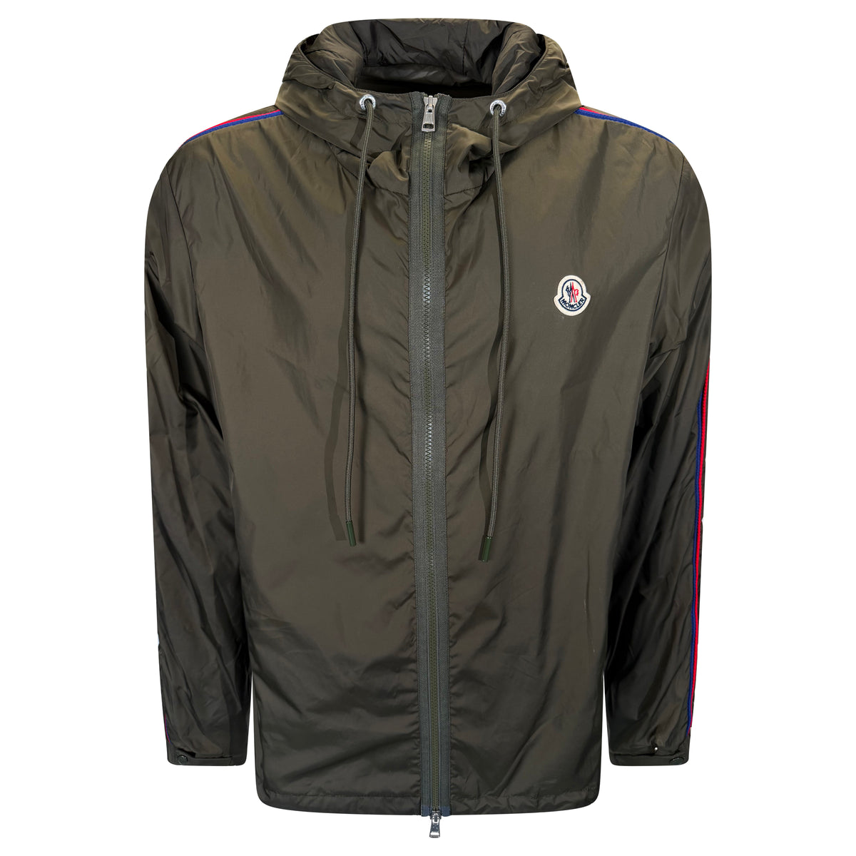 MONCLER HATAB KHAKI WINDBREAKER - SIZE 5 (XXL) | PRE OWNED