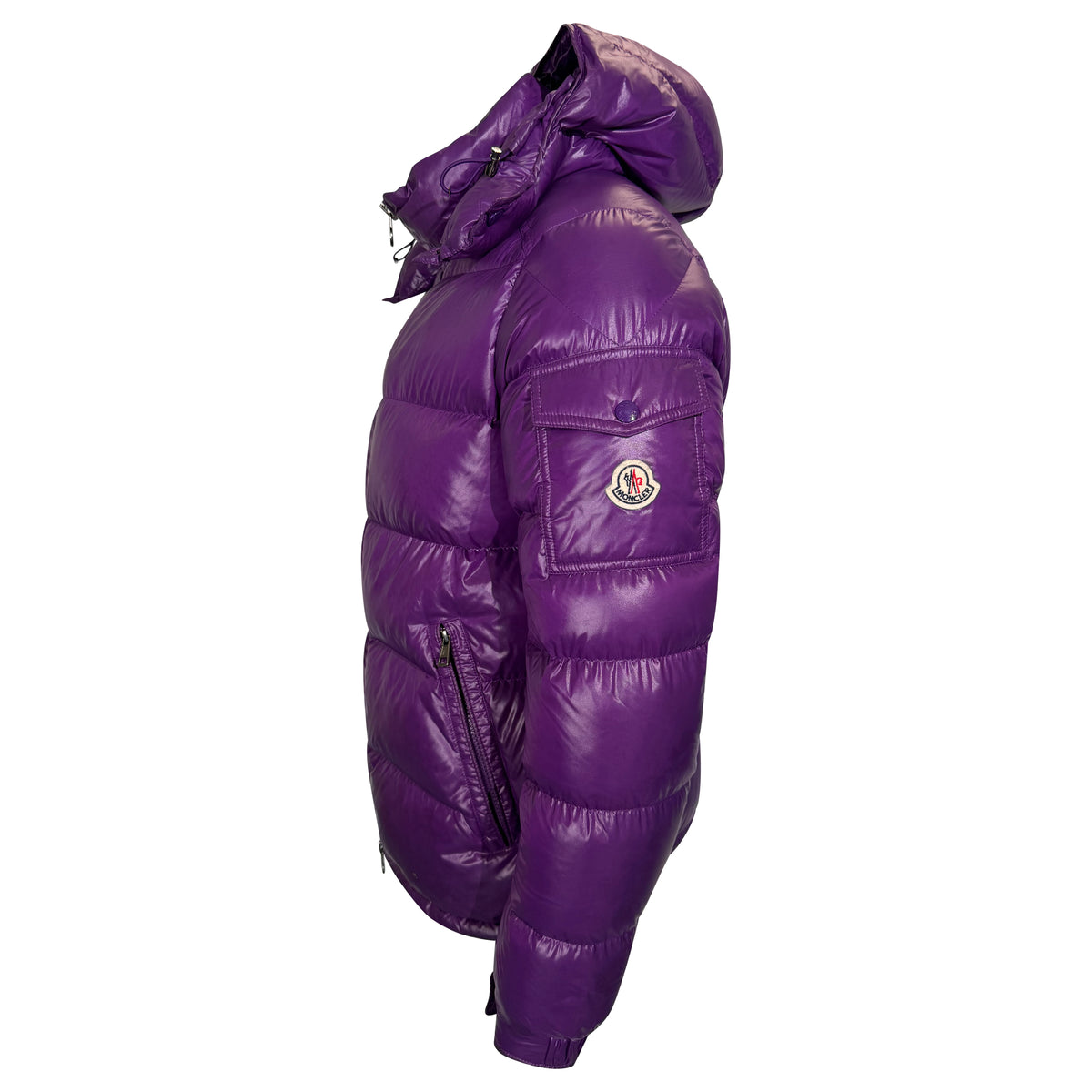 MONCLER MAYA PURPLE COAT - SIZE 3 (MEDIUM) | PRE OWNED