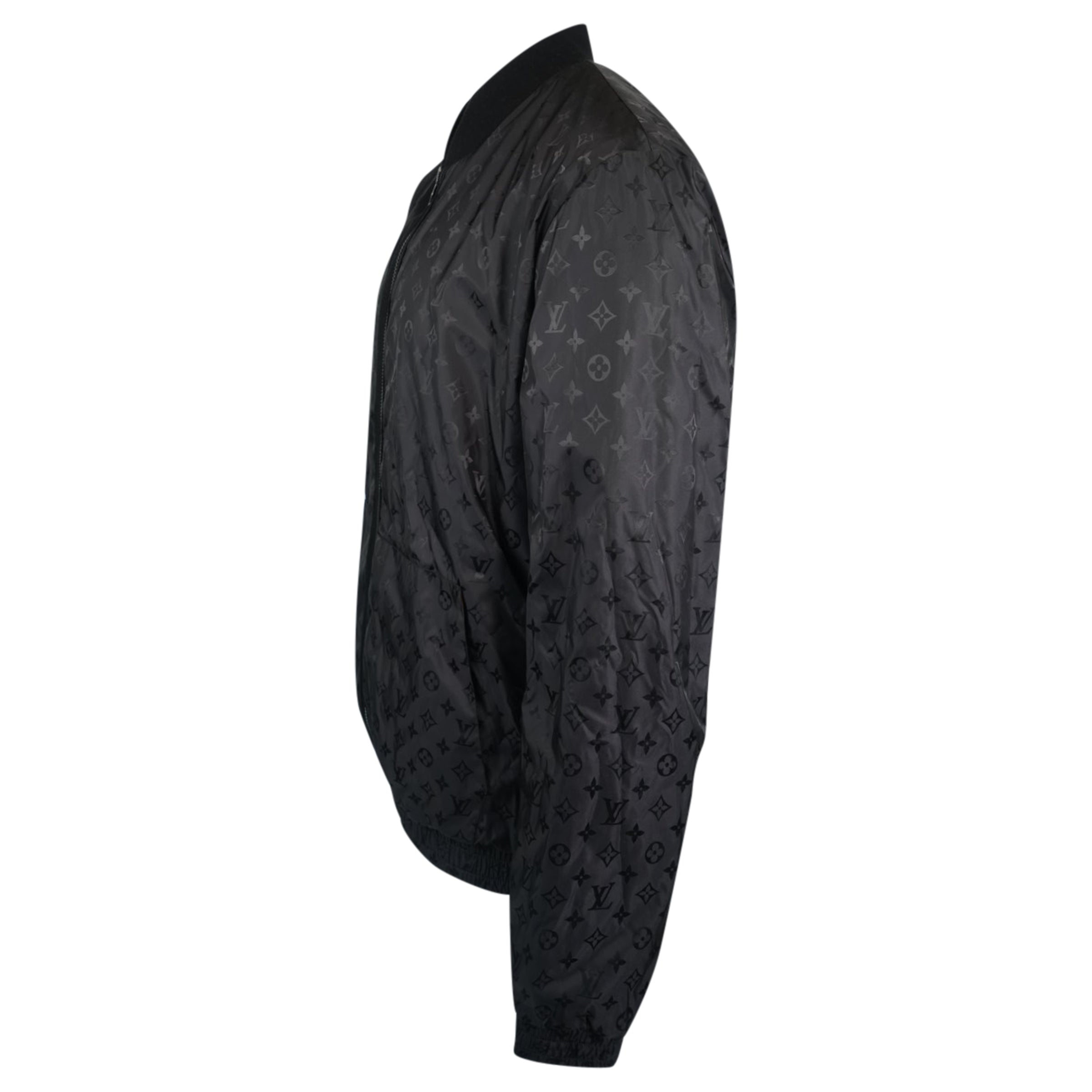 LOUIS VUITTON REVERISBLE MONOGRAM JACKET BLACK - FITS XXL | PRE OWNED