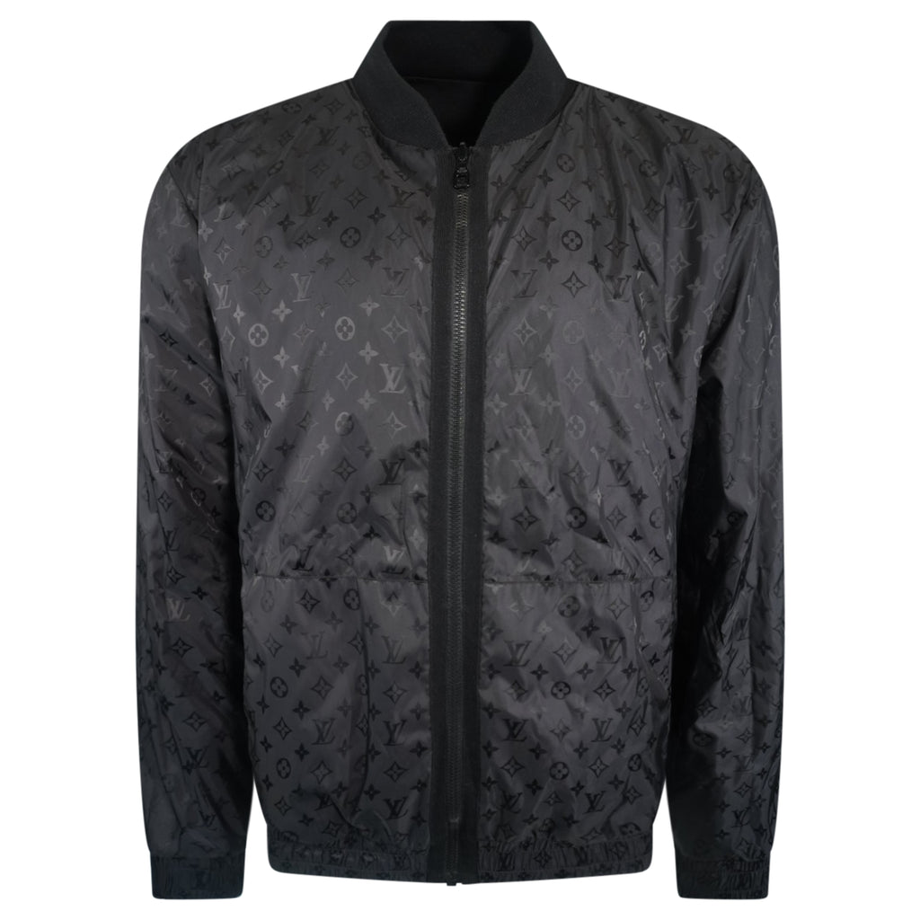 LOUIS VUITTON REVERISBLE MONOGRAM JACKET BLACK - FITS XXL | PRE OWNED