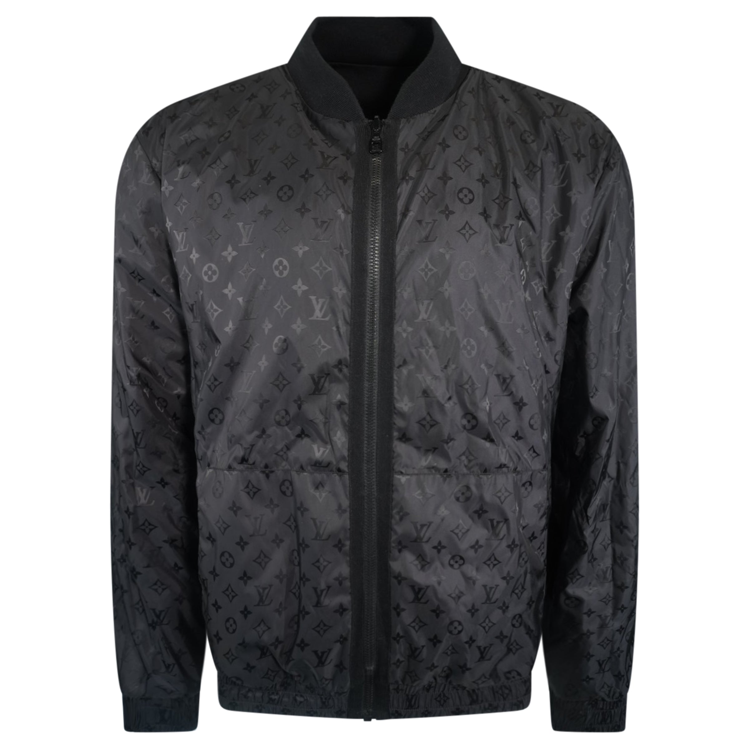 LOUIS VUITTON REVERISBLE MONOGRAM JACKET BLACK - FITS XXL | PRE OWNED
