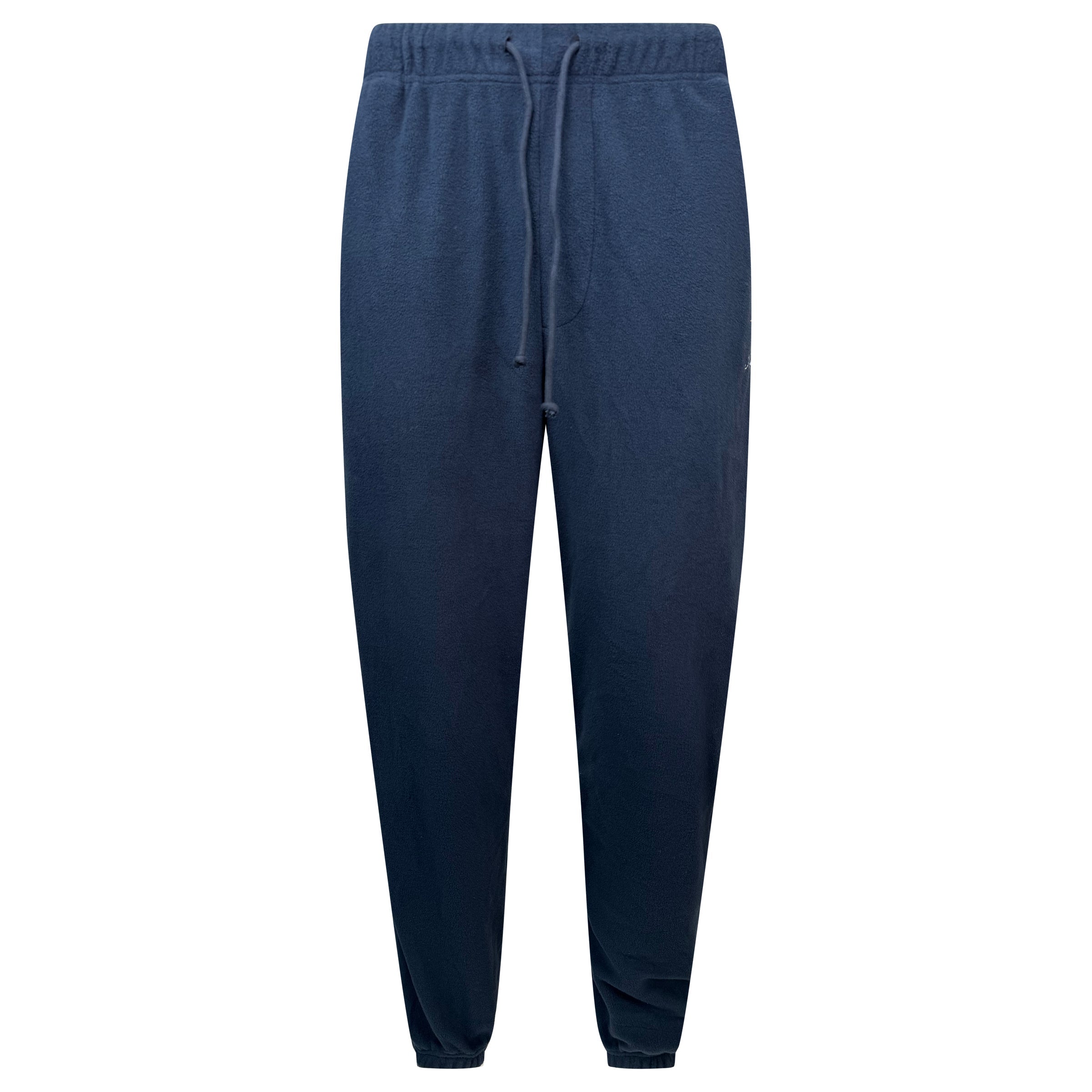 KITH NAVY FLEECE TRACK PANTS - LARGE - Affluent ArchivesUsed HIGH END DESIGNER CLOTHING