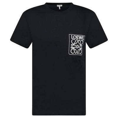 Loewe Anagram Black Pocket T-Shirt - XXL (Fits XL) | Pre-Owned