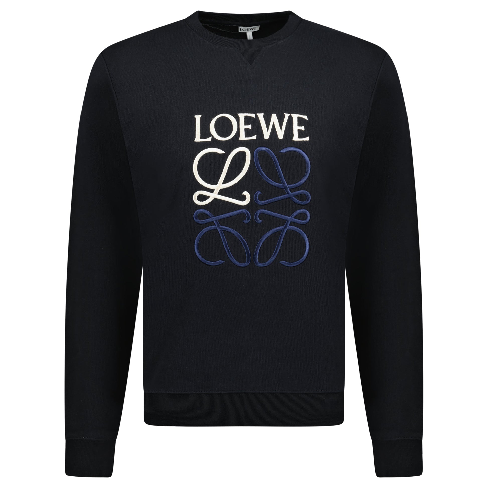 LOEWE BLACK LOGO SWEATSHIRT - MEDIUM (NEW WITH TAGS) - Affluent ArchivesUsed HIGH END DESIGNER CLOTHING